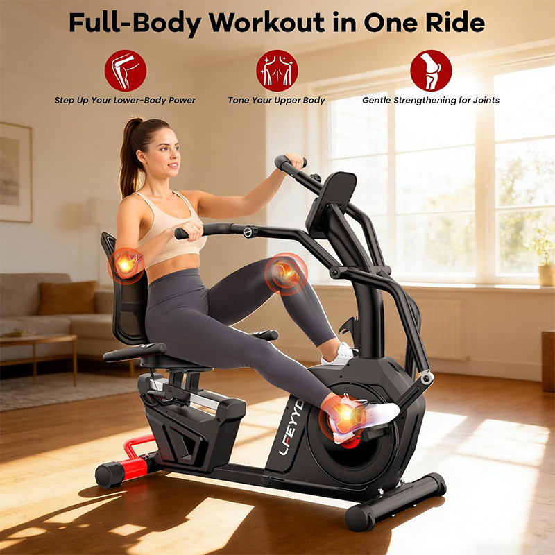 Bicicleta de exercício reclina - Exercise Bike Magnetic Resistance avaliação e preço