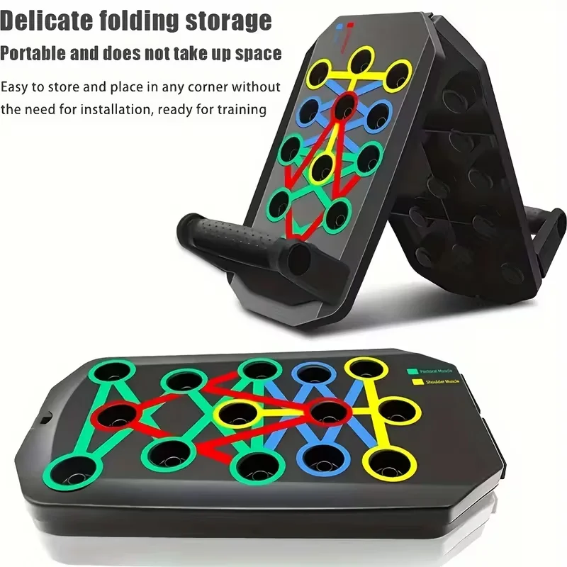 Prancha de Flexões Dobrável co - Push Up Board Foldable Multi Function avaliação e preço