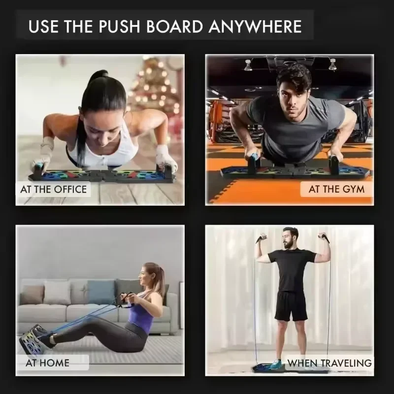 Prancha de Flexões Portátil Mu - Push Up Board Foldable Multi Function avaliação e preço